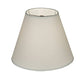 Meyda Lighting Parchment 10"W x 8"H White Fabric Shade