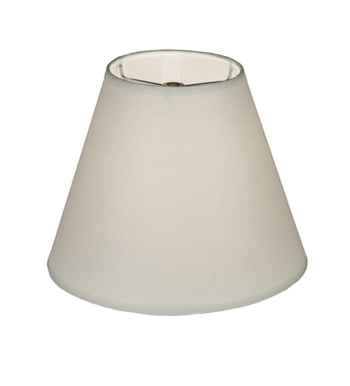 Meyda Lighting Parchment 10"W x 8"H White Fabric Shade