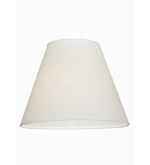 Meyda Lighting Parchment 10"W x 8"H White Fabric Shade