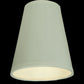 Meyda Lighting Parchment 4"W x 5"H White Fabric Shade