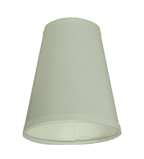 Meyda Lighting Parchment 4"W x 5"H White Fabric Shade