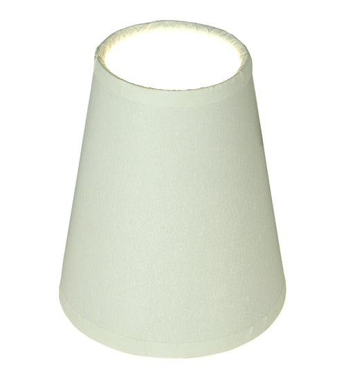 Meyda Lighting Parchment 4"W x 5"H White Fabric Shade