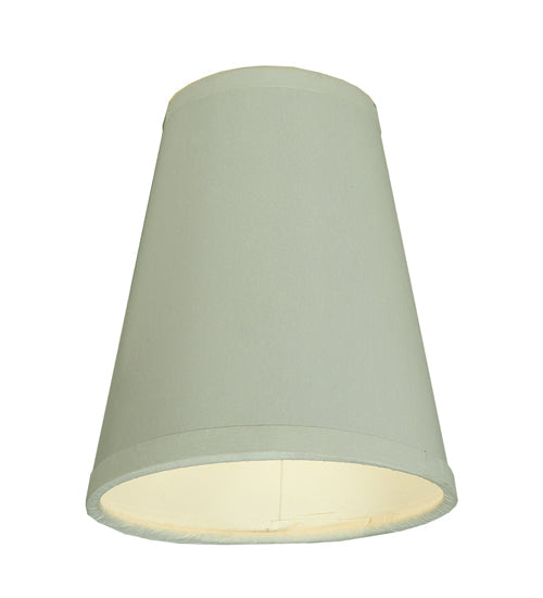 Meyda Lighting Parchment 4"W x 5"H White Fabric Shade