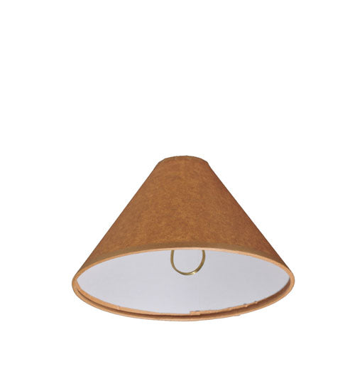 Meyda Lighting Parchment 8" Brown Shade
