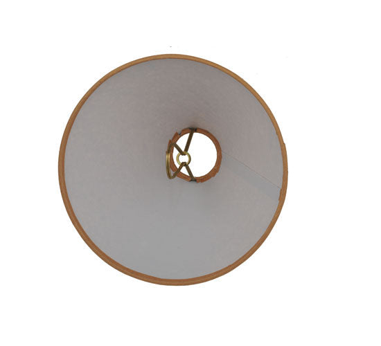Meyda Lighting Parchment 8" Brown Shade
