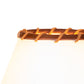 Meyda Lighting Parchment & Rawhide 6" White Shade