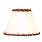Meyda Lighting Parchment & Rawhide 6" White Shade