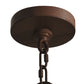 Meyda Lighting Parker 60" 16-Light Cafe Noir Chandelier With Sahara Taupe Idalight Shade