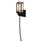 Meyda Lighting Parker Henry 6" Antiquity Wall Sconce With Clear Seeded Shade Glass