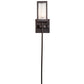 Meyda Lighting Parker Henry 6" Antiquity Wall Sconce With Clear Seeded Shade Glass