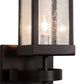 Meyda Lighting Parker Henry 6" Antiquity Wall Sconce With Clear Seeded Shade Glass