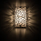 Meyda Lighting Parmecia 10" 2-Light Oil Rubbed Bronze Wall Sconce With Whitestone Idalight Shade Glass