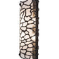 Meyda Lighting Parmecia 10" 2-Light Oil Rubbed Bronze Wall Sconce With Whitestone Idalight Shade Glass