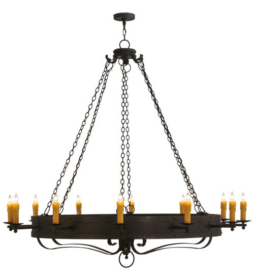 Meyda Lighting Parnella 72" 12-Light Coffee Bean Chandelier