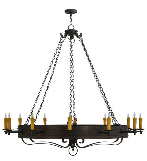 Meyda Lighting Parnella 72" 12-Light Coffee Bean Chandelier