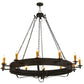 Meyda Lighting Parnella 72" 12-Light Coffee Bean Chandelier