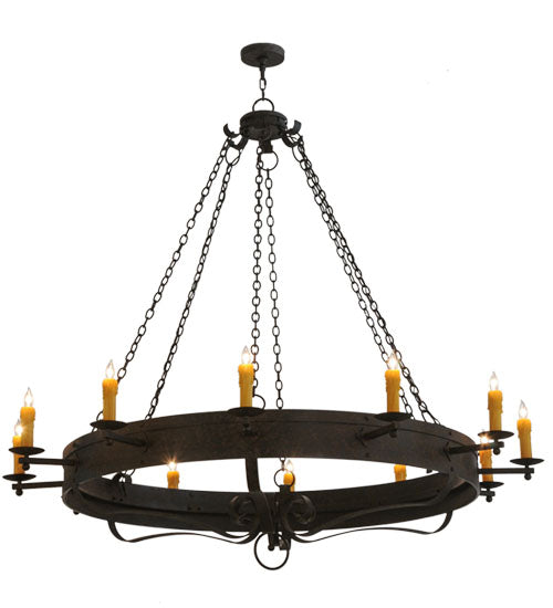 Meyda Lighting Parnella 72" 12-Light Coffee Bean Chandelier