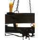 Meyda Lighting Parnella 72" 12-Light Coffee Bean Chandelier