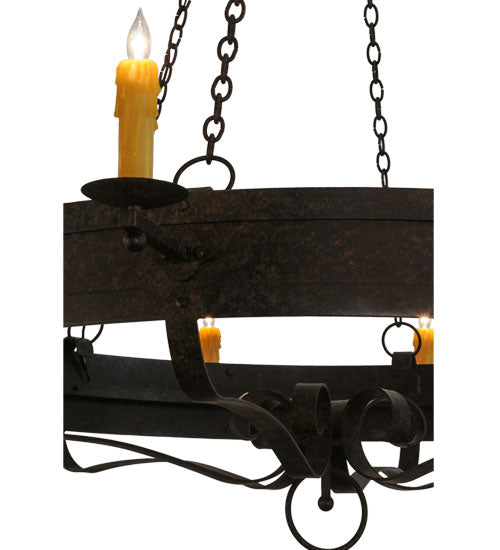 Meyda Lighting Parnella 72" 12-Light Coffee Bean Chandelier