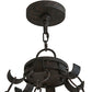 Meyda Lighting Parnella 72" 12-Light Coffee Bean Chandelier
