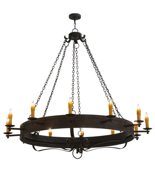 Meyda Lighting Parnella 72" 12-Light Coffee Bean Chandelier