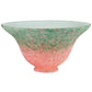 Meyda Lighting Pate-de-Verre Bell 8" Pink and Green Shade Glass