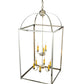 Meyda Lighting Pavilion 34" 9-Light Polished Nickel Pendant Light With Faux Candlelight
