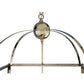 Meyda Lighting Pavilion 34" 9-Light Polished Nickel Pendant Light With Faux Candlelight