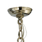 Meyda Lighting Pavilion 34" 9-Light Polished Nickel Pendant Light With Faux Candlelight