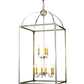 Meyda Lighting Pavilion 34" 9-Light Polished Nickel Pendant Light With Faux Candlelight