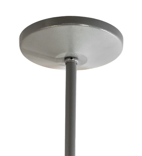 Meyda Lighting Peach Basket 20" Alpha Gray Pendant Light With White Shade