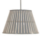 Meyda Lighting Peach Basket 31" 2-Light Alpha Gray Pendant Light With White Shade