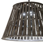 Meyda Lighting Peach Basket 31" 3-Light Weathered Wicker Pendant Light