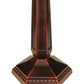 Meyda Lighting Peaches 25" 2-Light Mahogany Bronze Table Lamp With Beige and Honey Shade Glass