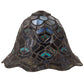 Meyda Lighting Peacock Feather 8" Multi-Colored Shade Glass