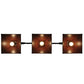 Meyda Lighting Pedra 48" 3-Light Antique Rust Island Pendant Light