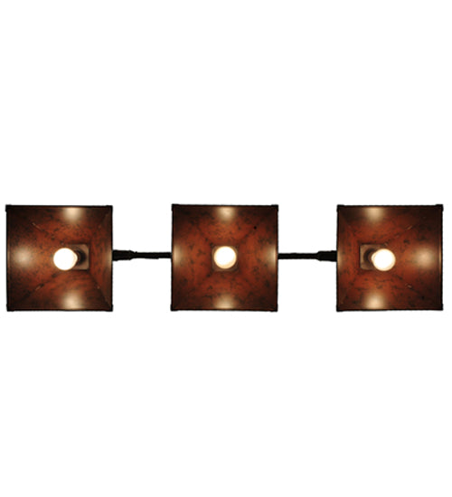 Meyda Lighting Pedra 48" 3-Light Antique Rust Island Pendant Light