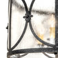 Meyda Lighting Penelope 16" 3-Light Gun Metal Pendant Light With Clear Rainstone Idalight Shade