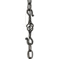 Meyda Lighting Penelope 16" 3-Light Gun Metal Pendant Light With Clear Rainstone Idalight Shade