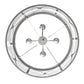 Meyda Lighting Penelope 24" 4-Light Nickel Powdercoat Pendant Light With Clear Crystal Idalight Shade