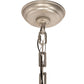 Meyda Lighting Penelope 30" 6-Light Light Sandstone Pendant Light With Rainstone Idalight Shade