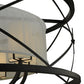 Meyda Lighting Penelope 54" 8-Light Oil Rubbed Bronze Pendant Light With Crisp White TextraLite Shade