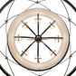 Meyda Lighting Penelope 60" 8-Light Nickel Pendant Light With White Fleshtone Idalight Shade Glass