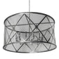 Meyda Lighting Penelope 72" 12-Light Extreme Chrome Pendant Light With Clear Crystal Idalight Shade Glass