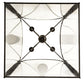 Meyda Lighting Perin 34" 4-Light Oil Rubbed Bronze Pendant Light With Clear Crystal Idalight Shade Glass
