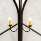 Meyda Lighting Perin 34" 4-Light Oil Rubbed Bronze Pendant Light With Clear Crystal Idalight Shade Glass