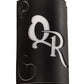 Meyda Lighting Personalized 10" 2-Light Black Textured QR Monogram Wall Sconce With White Statuario Idalight Shade