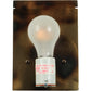 Meyda Lighting Personalized 12" Burnished Antique Copper Black Dog Lodge Wall Sconce With Amber Mica Shade Glass