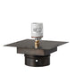 Meyda Lighting Personalized 12" Craftsman Brown Buffalo Outdoor Post Mount Light With Ambra Sienna Idalight Shade