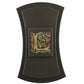 Meyda Lighting Personalized 12" LED Timeless Bronze Legacy Point Ranch Wall Sconce With Black & Beige Iridescent Shade